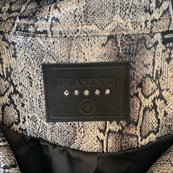 NWT Revolve Snake Print Jacket - Picture 3 of 5